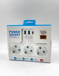 Elektrik uzadıcı adapter FU13 (1 giriş, 3 çıxış, 2 USB, 1 Type-C) — şəkil 3