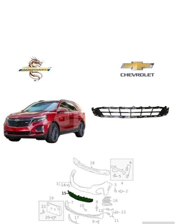 Ön bufer barmaqlığı Chevrolet Equinox 2021