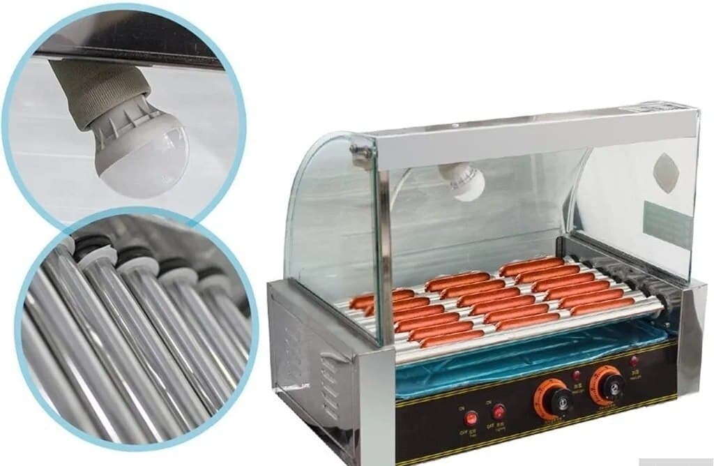 Hot Dog Sosis Qızartma Aparatı (Roller Grill)