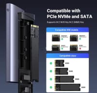 SSD korpusu Ugreen M.2 NVMe 15509 — şəkil 3