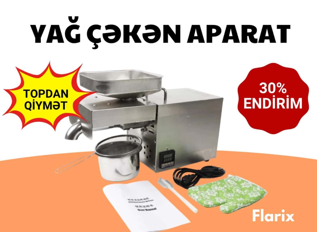 Oil Press Machine 650W - Tenderyard