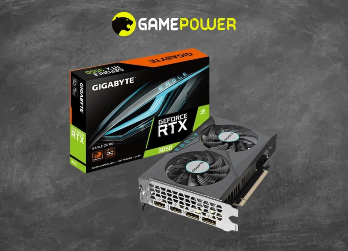 Gigabyte RTX 3050 Eagle 6GB 96-bit OC Video Kart