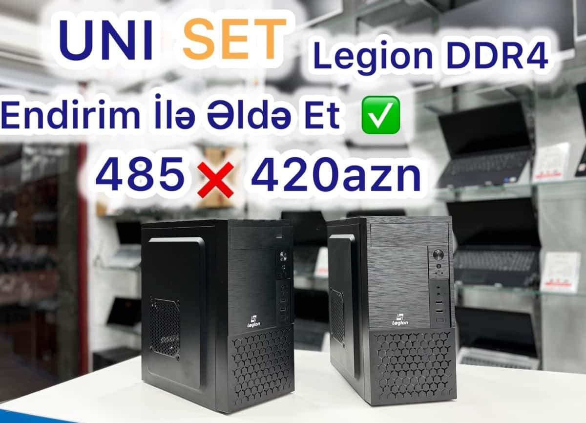 Legion DDR4 Intel i3-8th Desktop Computer Set - Tenderyard