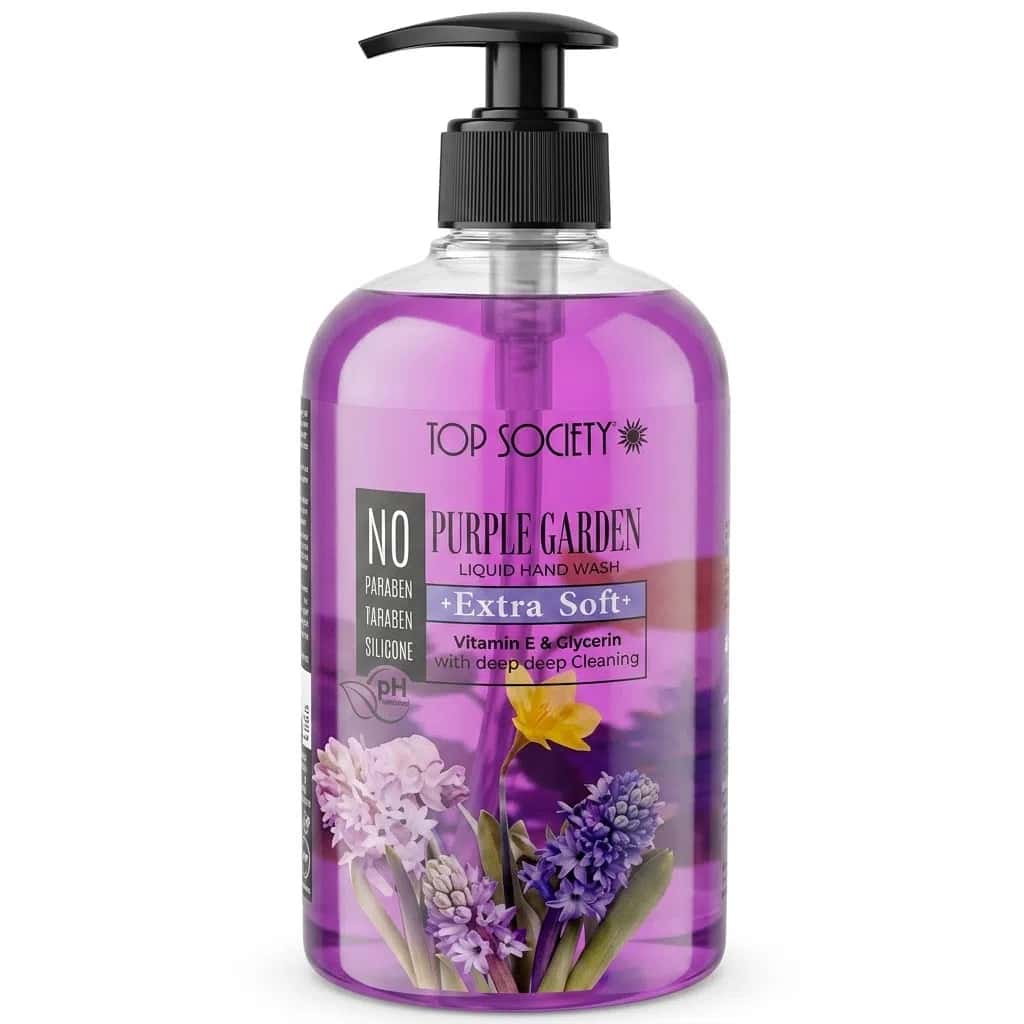 Top Society Purple Garden Liquid Soap 500 ml - Tenderyard