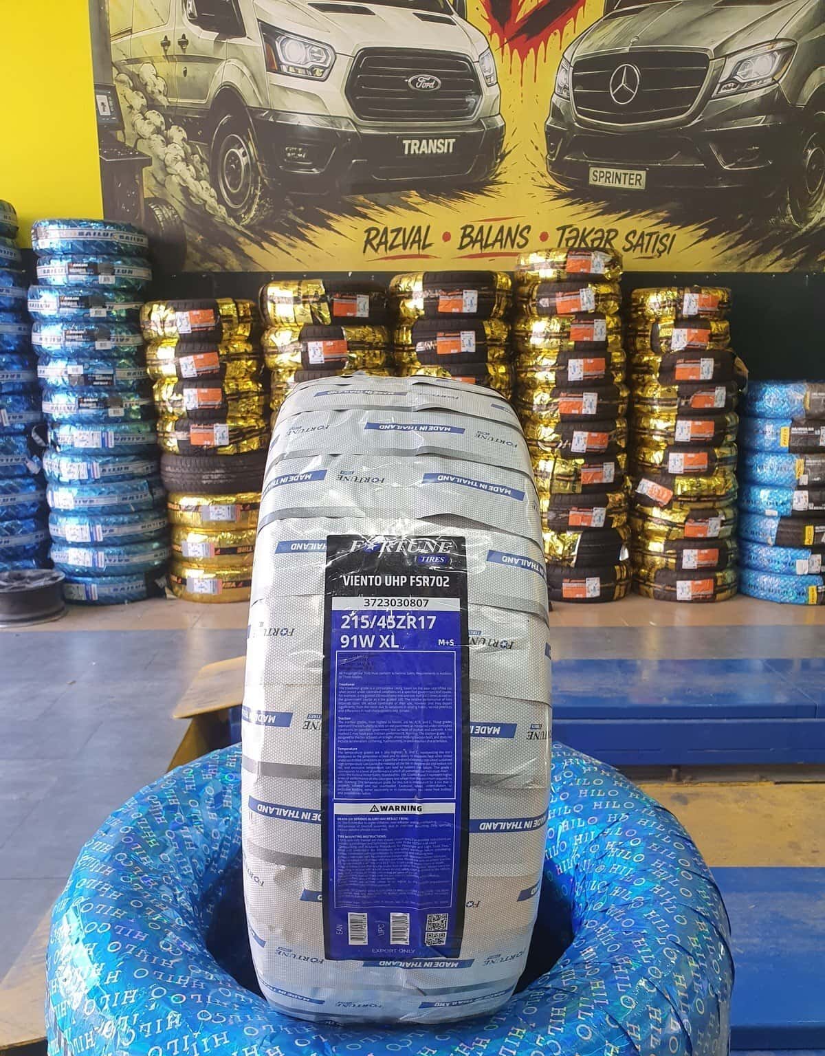 Avtomobil şini Fortune 215/45 R17 91W XL - Tenderyard