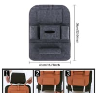 Avtomobil oturacaq cibi (1 cüt, boz metallik) — şəkil 2