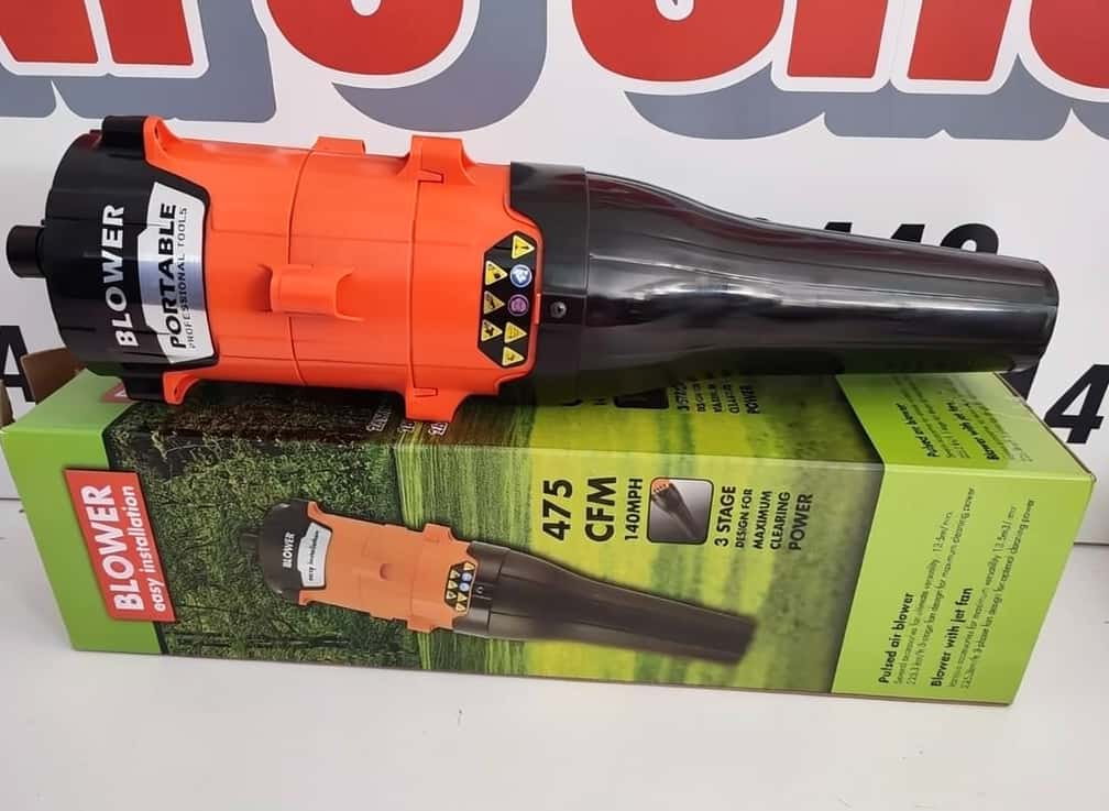 Air blower attachment for lawn mower - Tenderyard
