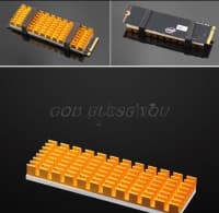 M.2 SSD radiatoru və termopad dəsti — şəkil 2