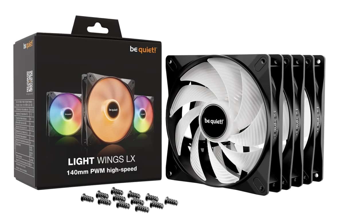 Computer fan be quiet! Light Wings LX 140mm 3-pack - Tenderyard