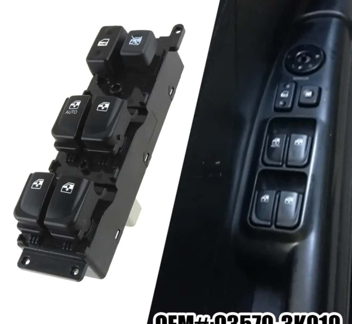 Window switch control panel for Hyundai Sonata 2005-2007 - Tenderyard
