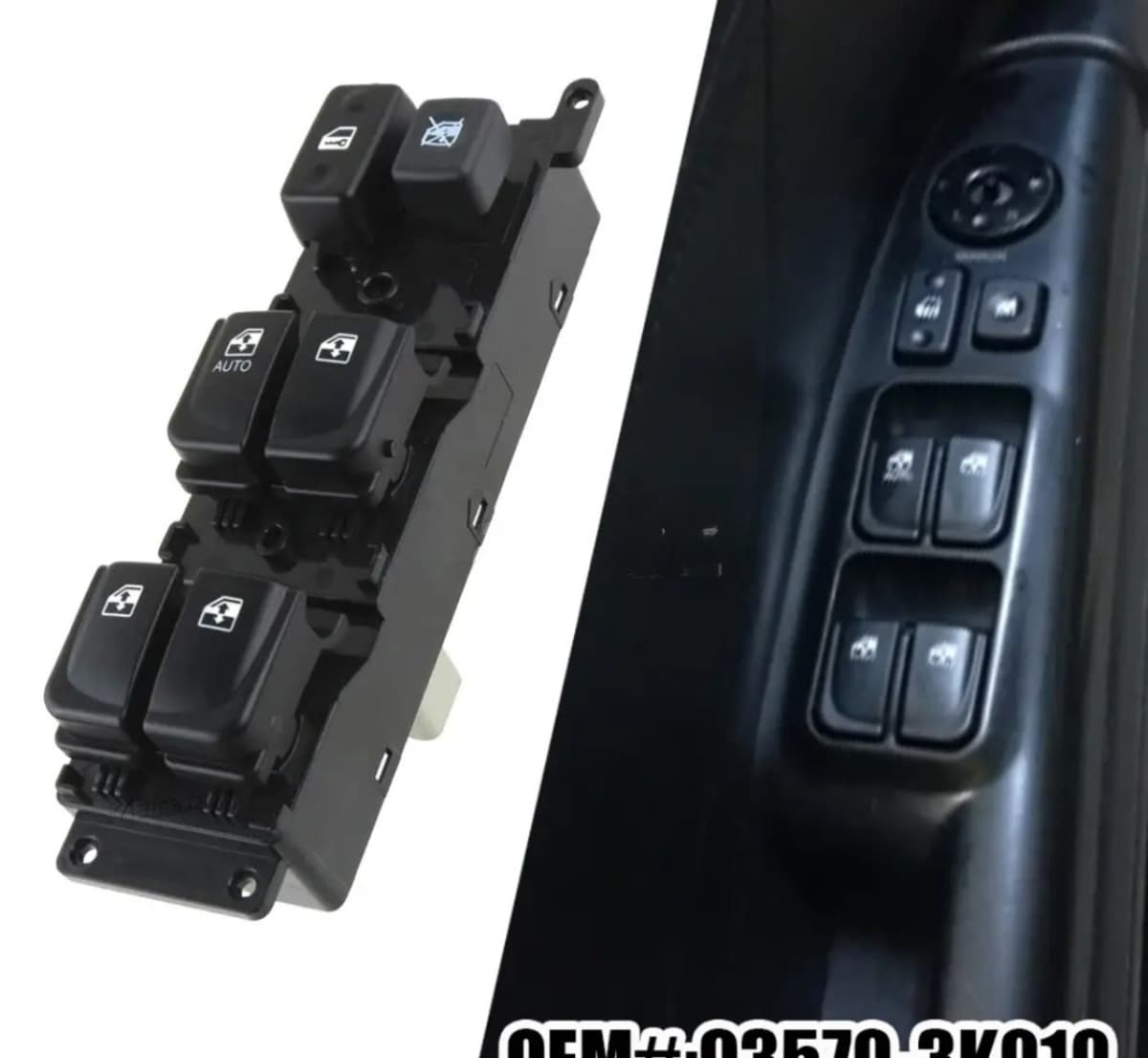 Şüşə qaldıran düymə bloku Hyundai Sonata 2005-2007