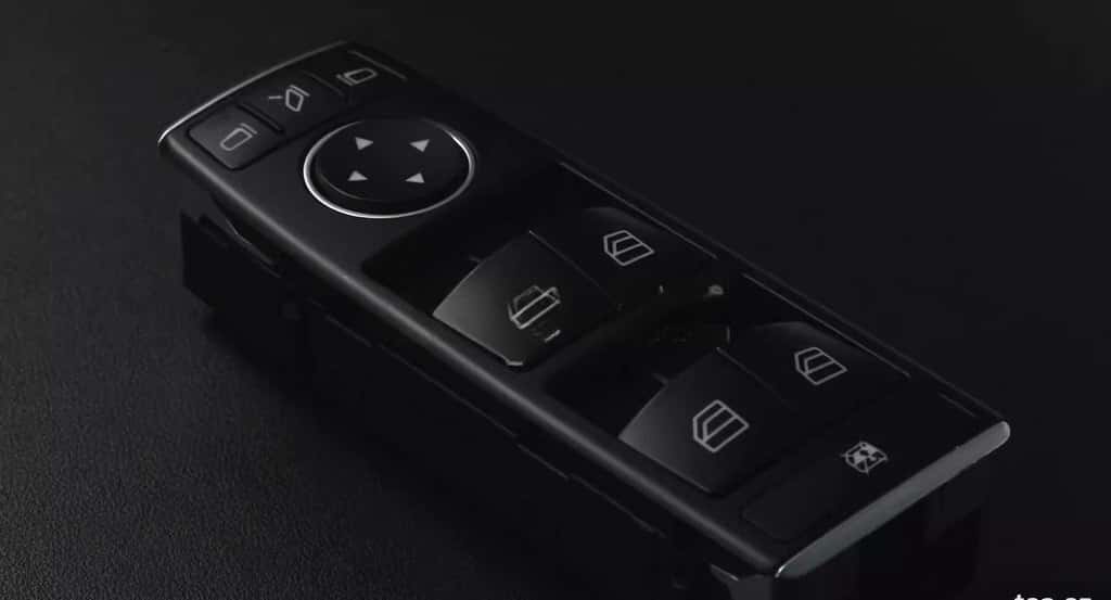 Window switch button for Mercedes W212 and W204 - Tenderyard