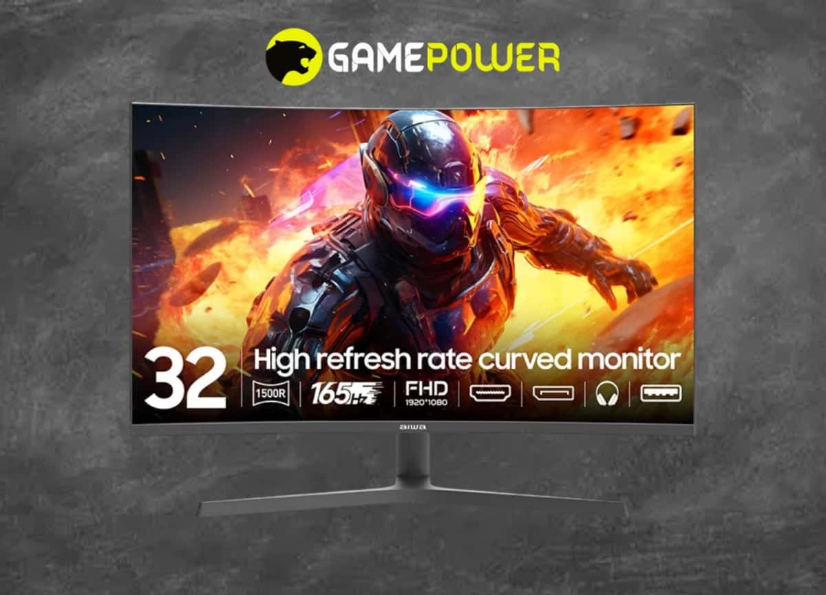 Aiwa Gaming MD320G-Y 32" Curved 165Hz Monitor - Tenderyard