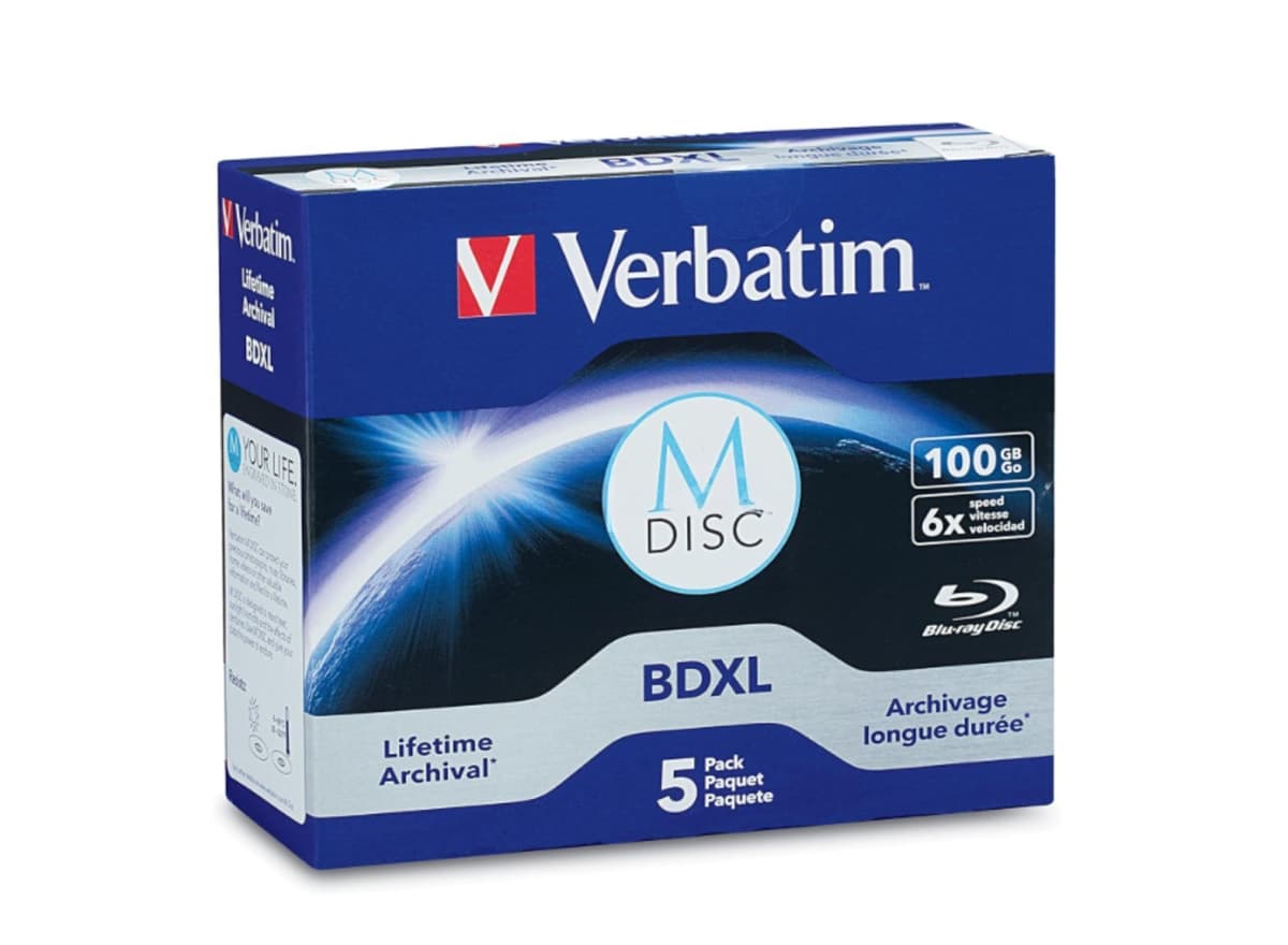 Blu-ray disk Verbatim M-Disc BDXL 100GB
