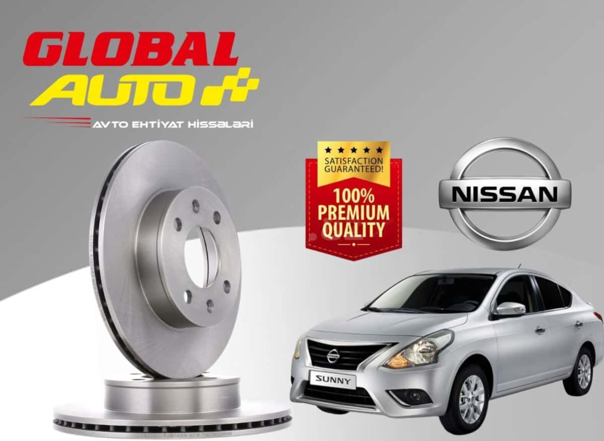 Brake disc Nissan Sunny 2014-2019 - Tenderyard