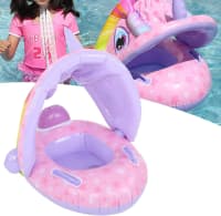 Üzgüçülük halqası Baby Swim Tube Ring Krokodil, çəhrayı — şəkil 3