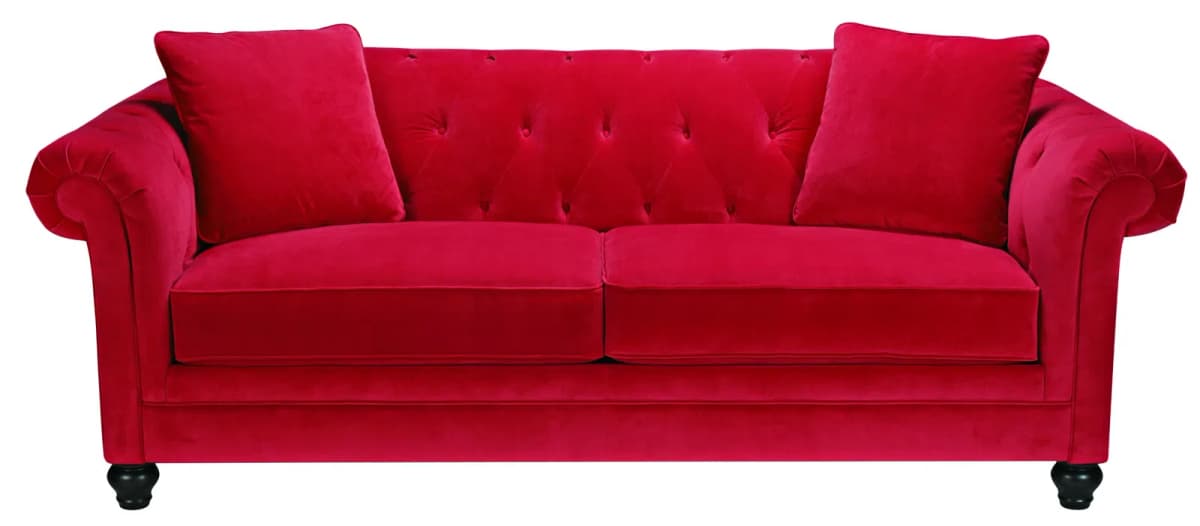 İki yerli divan, Qırmızı rəng