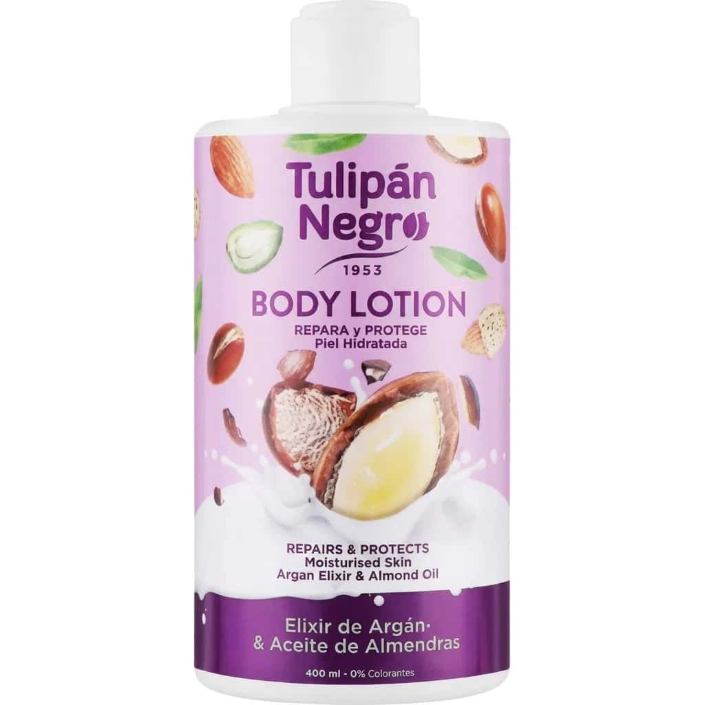 Tulipan Negro Argan Elixir & Almond Oil Bədən Losyonu 400ml - Tenderyard