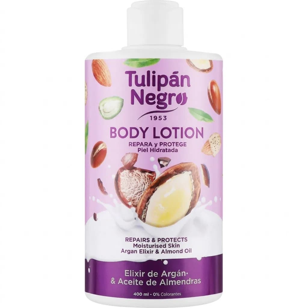 Tulipan Negro Argan Elixir & Almond Oil Bədən Losyonu 400ml