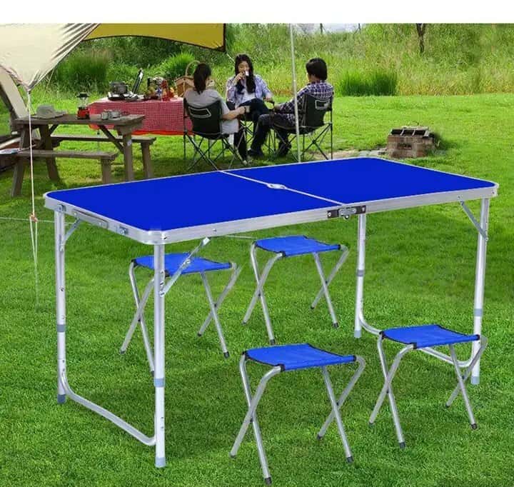 Picnic table and chair set, for 4 people - Tenderyard