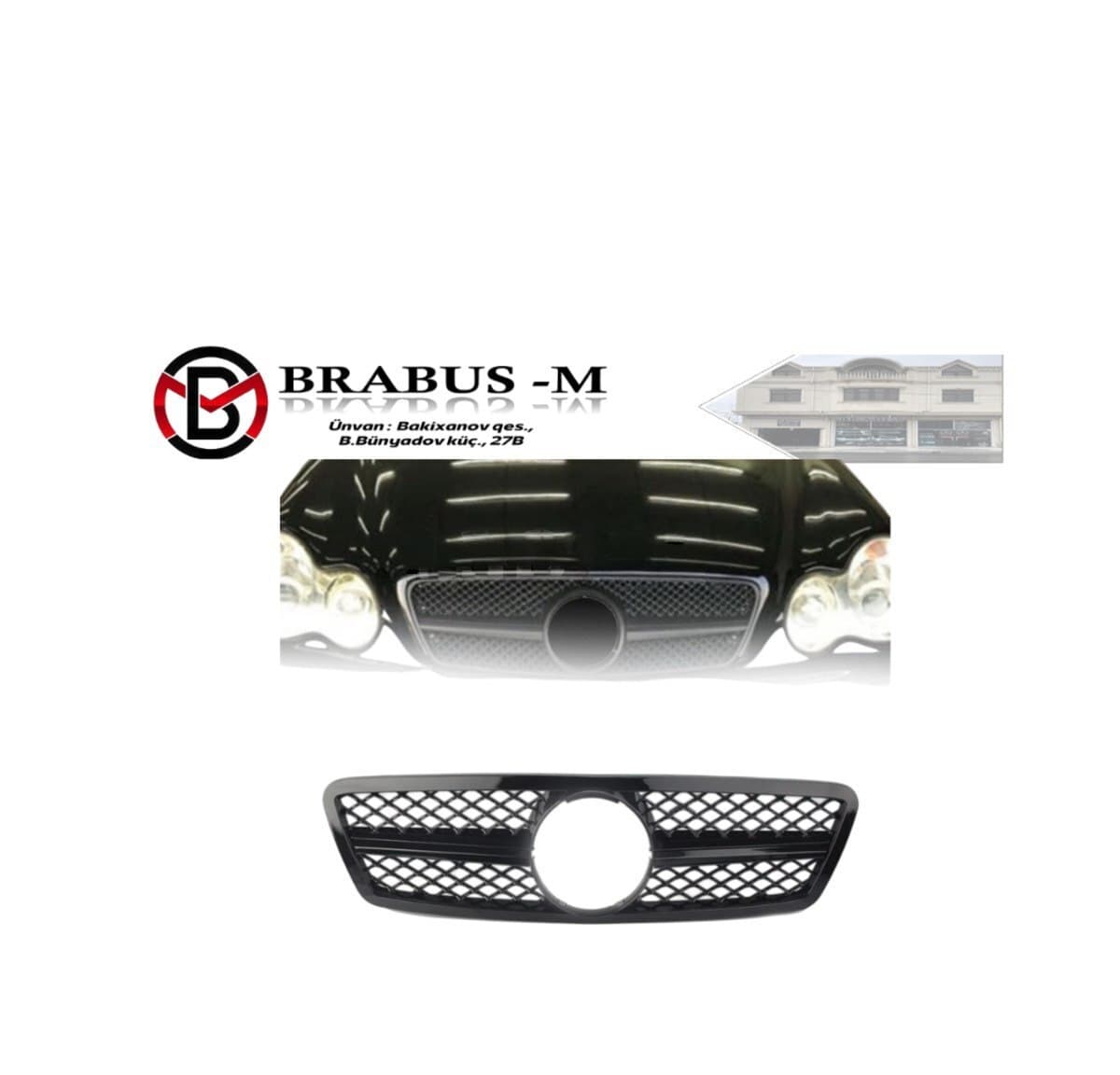 Radiator barmaqlığı Mercedes W203