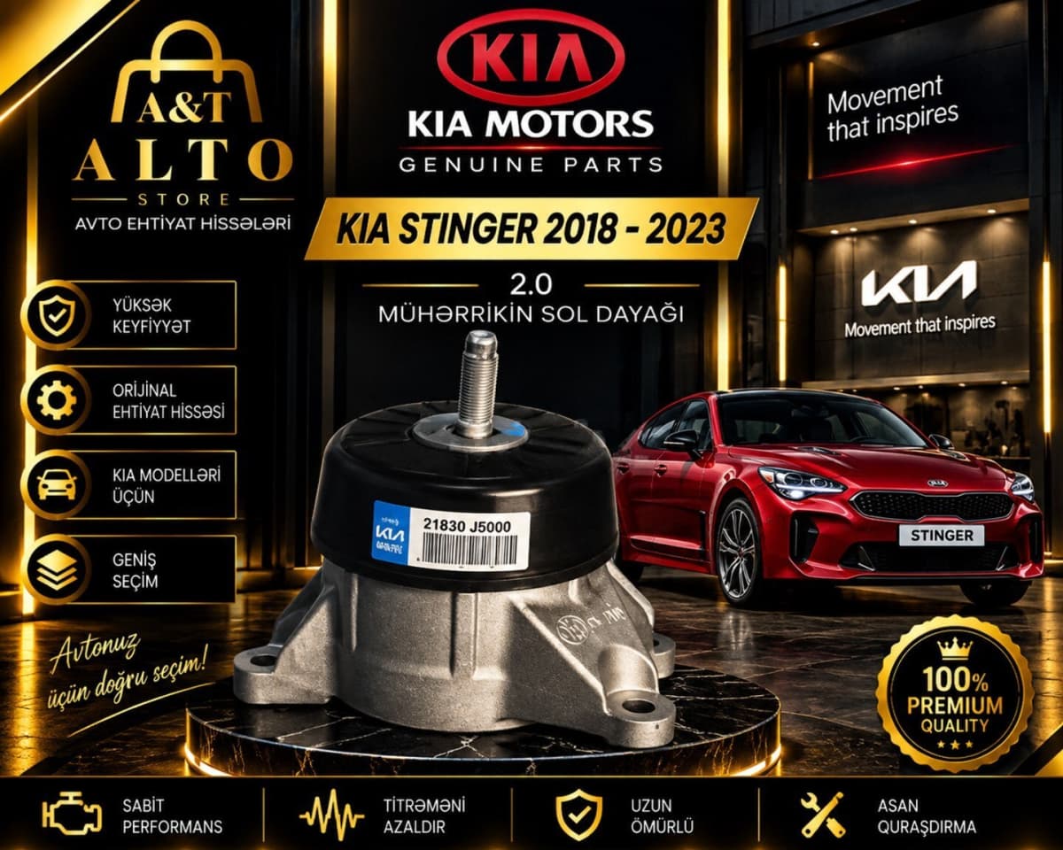 Mühərrik dayağı Kia Stinger 2018-2023 2.0 sol