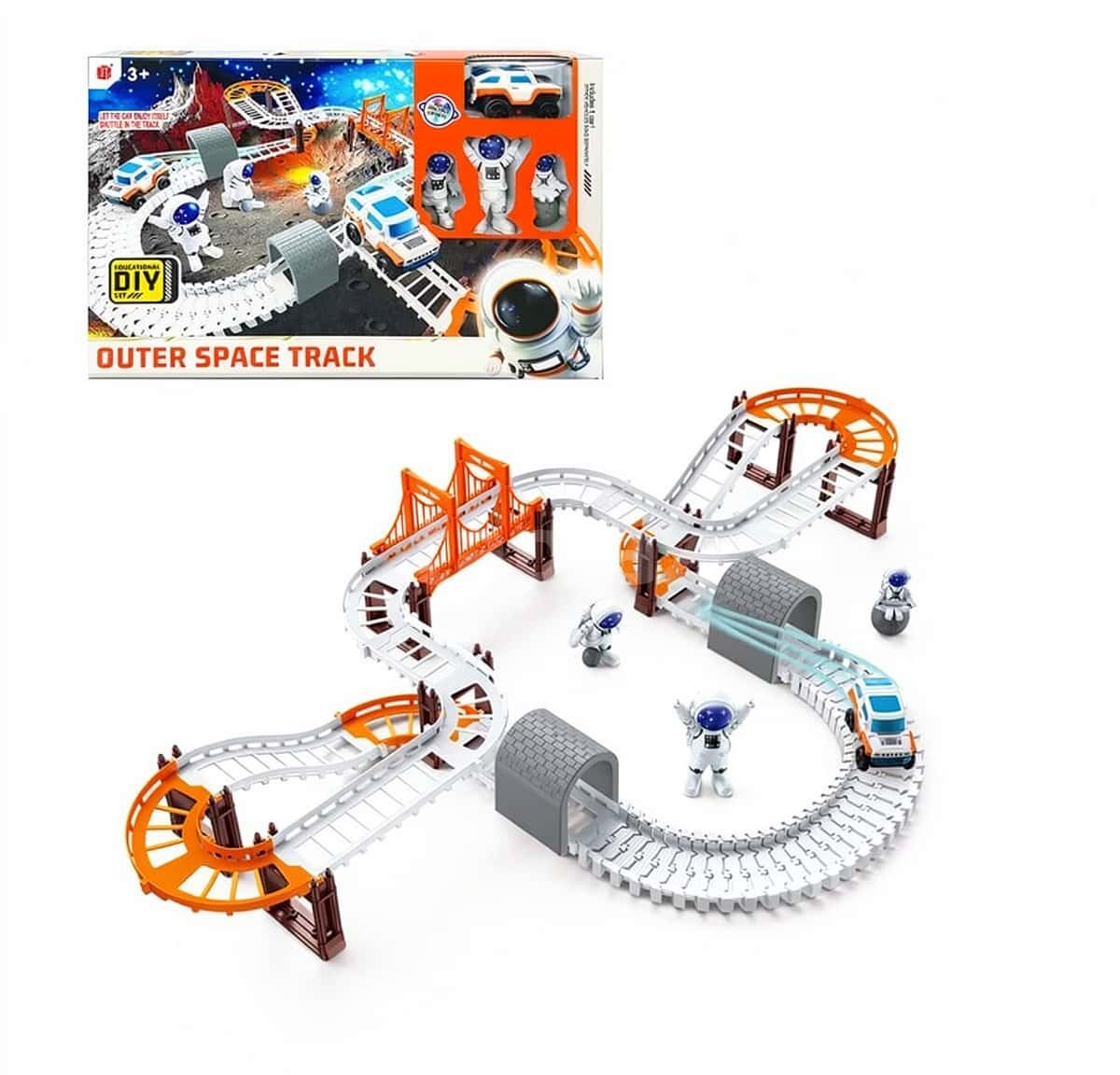Игровой набор гоночных машинок Outer Space Track - Tenderyard