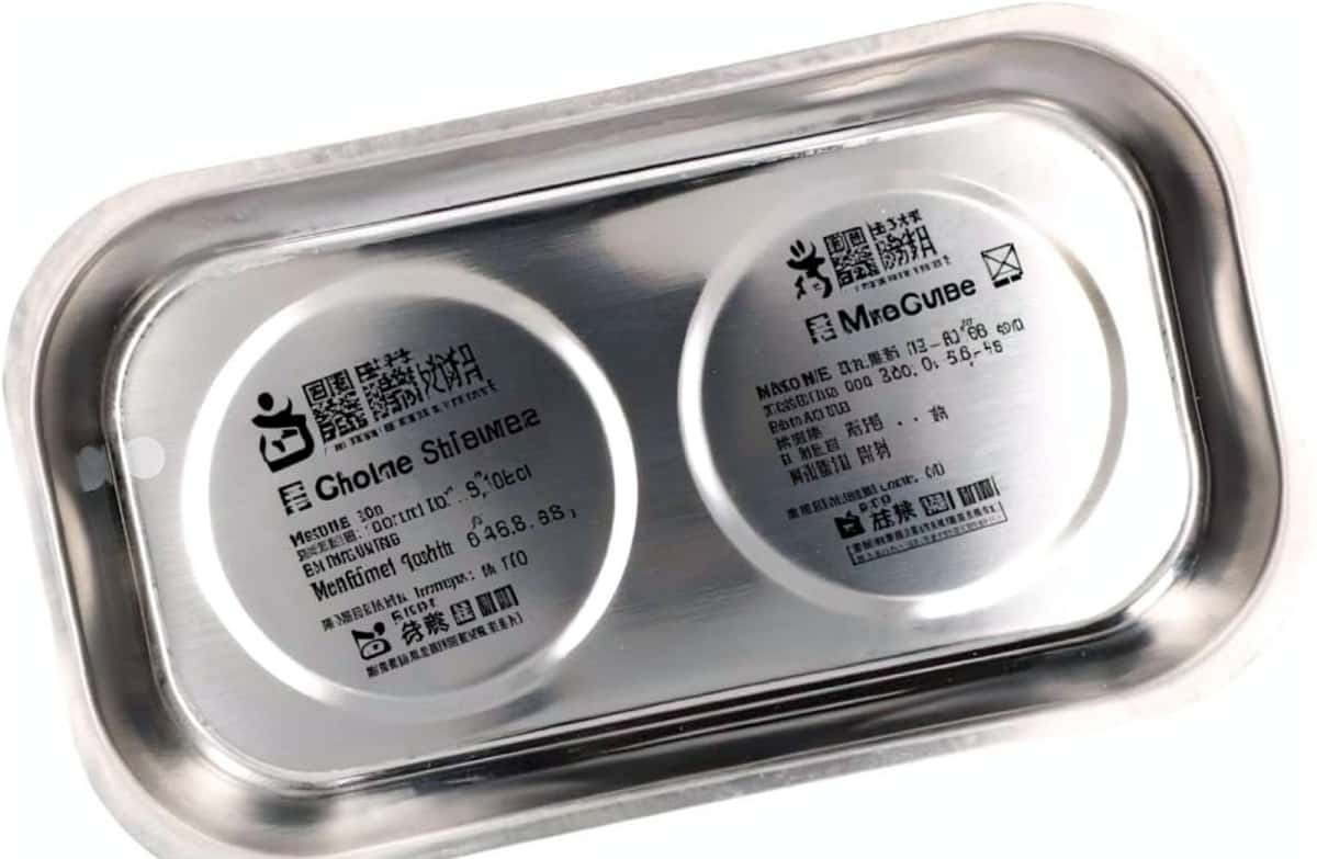 Magnetic Screw and Bolt Tray (2-Compartment) - Tenderyard