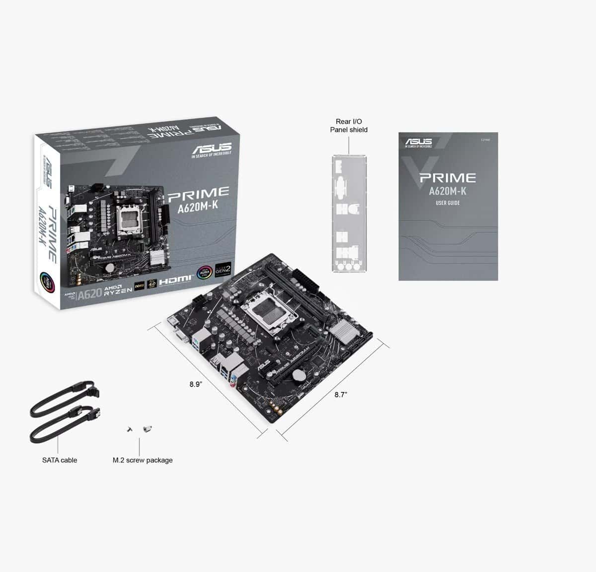 Motherboard ASUS Prime A620M-K - Tenderyard