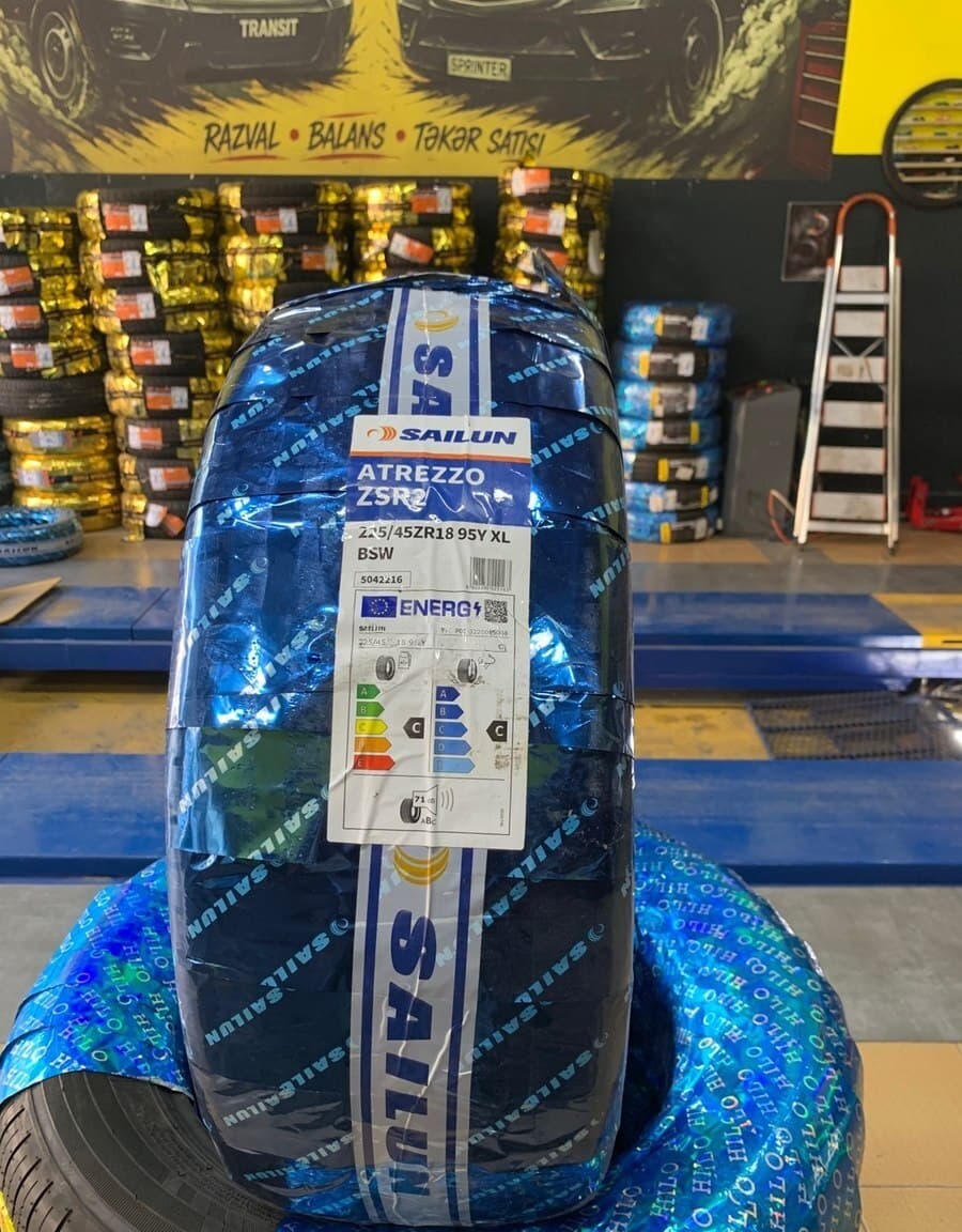 Avtomobil şini Sailun 225/45 ZR18
