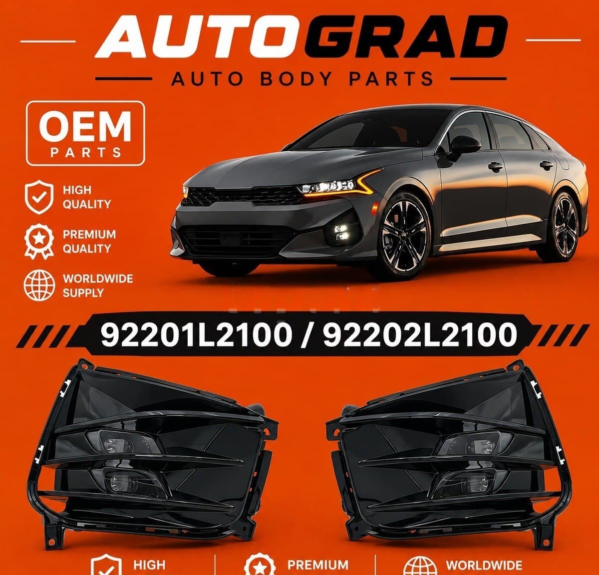 Duman işığı Kia Optima 2020-2023