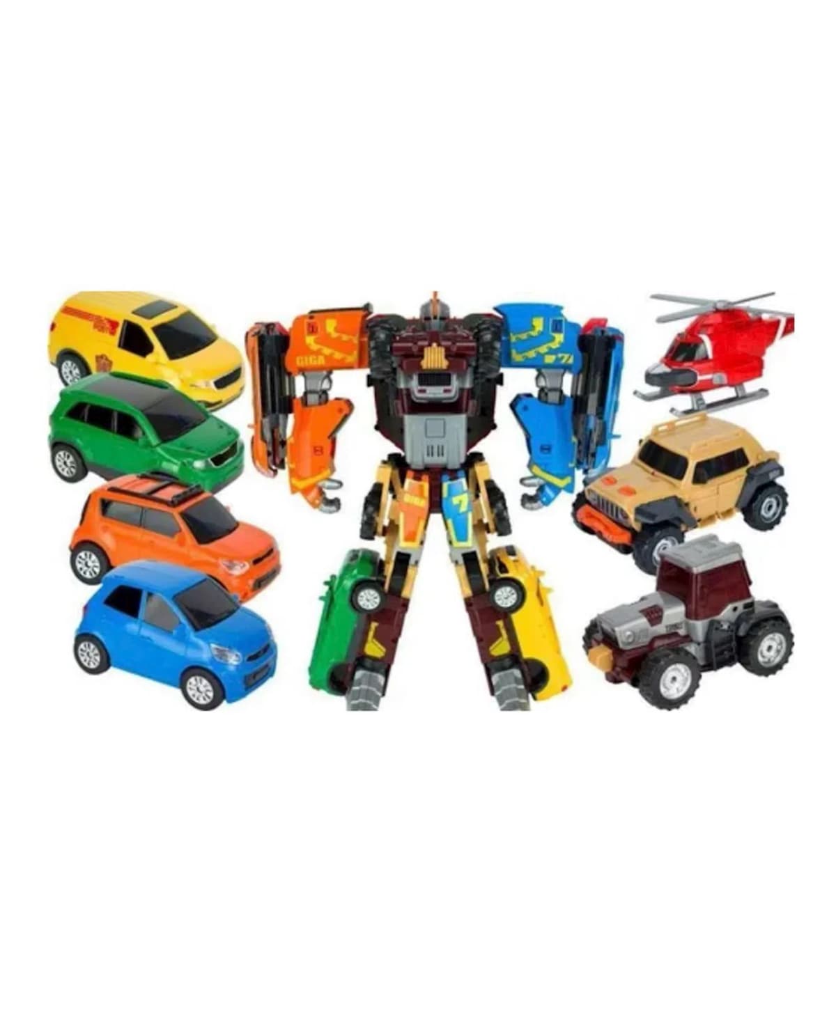 Robot-transformer Giga 7 338-7C, rəngbərəng