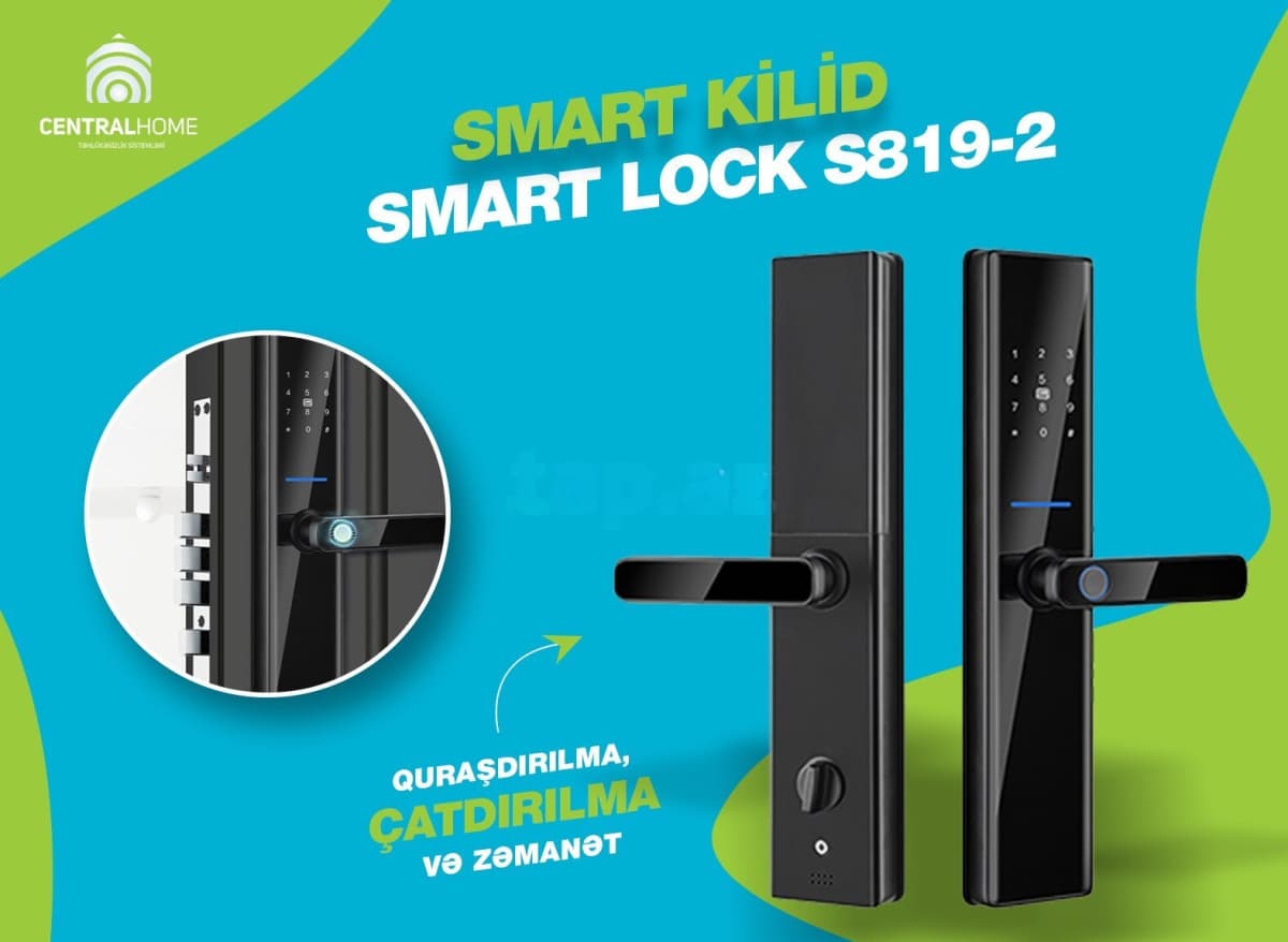 Ağıllı qapı kilidi Smart Lock S819-2