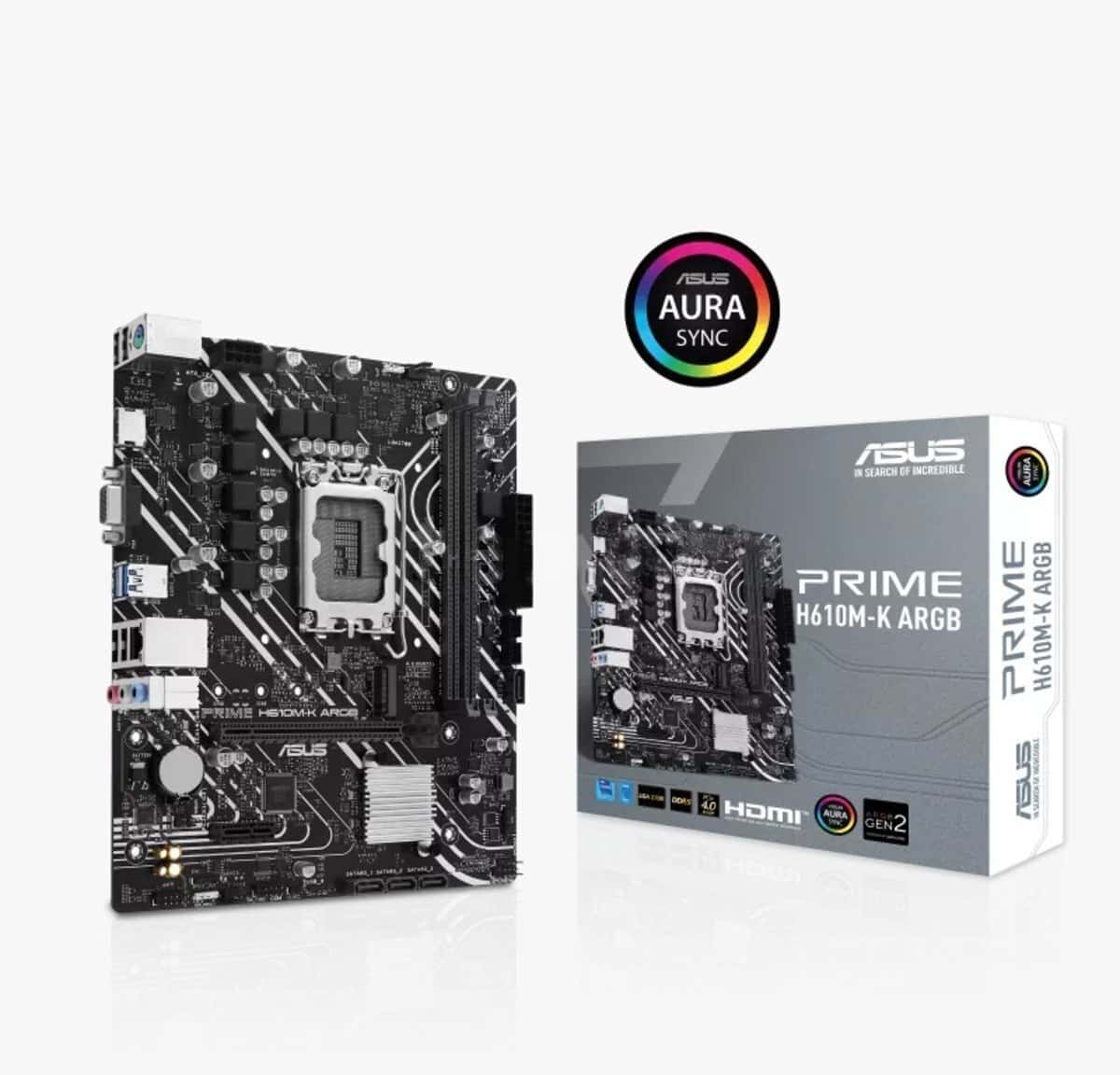 Motherboard ASUS Prime H610M-K ARGB - Tenderyard