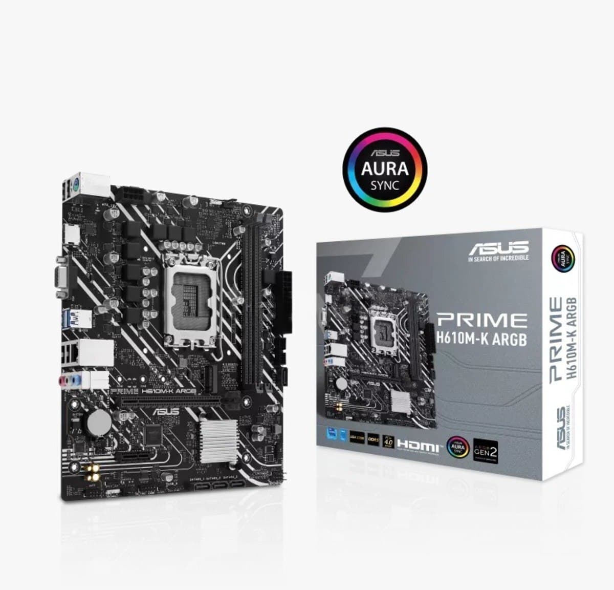 Ana plata ASUS Prime H610M-K ARGB