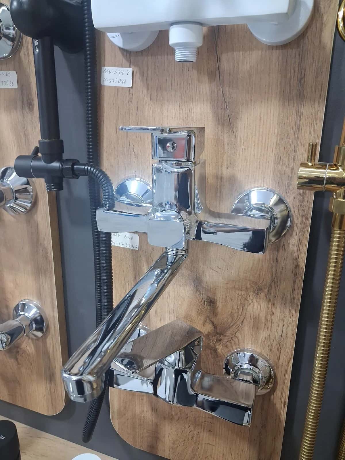 Shower faucet, Silver color - Tenderyard