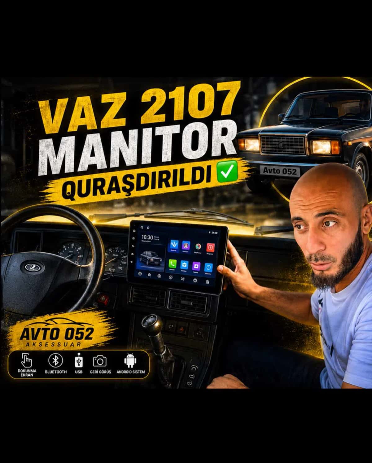 Avtomobil multimedia monitoru - Tenderyard