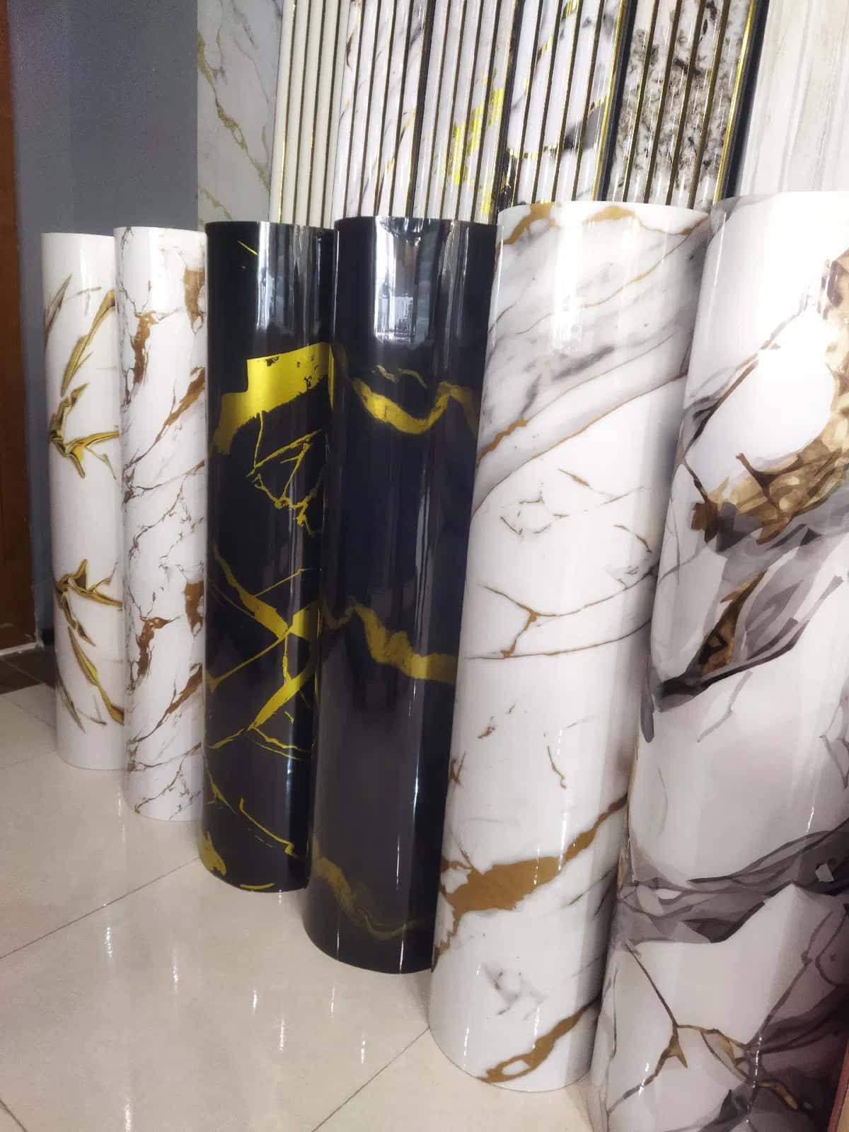 Marble pattern decorative wall covering - Tenderyard