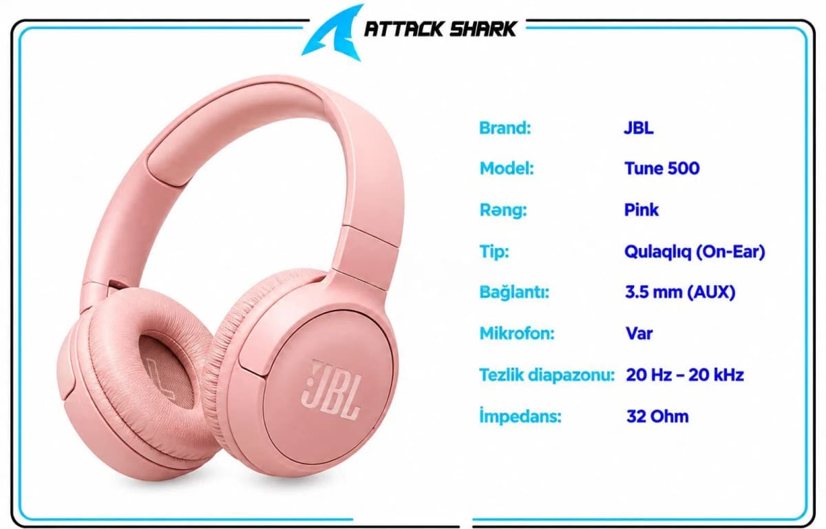 Qulaqlıq JBL Tune 500