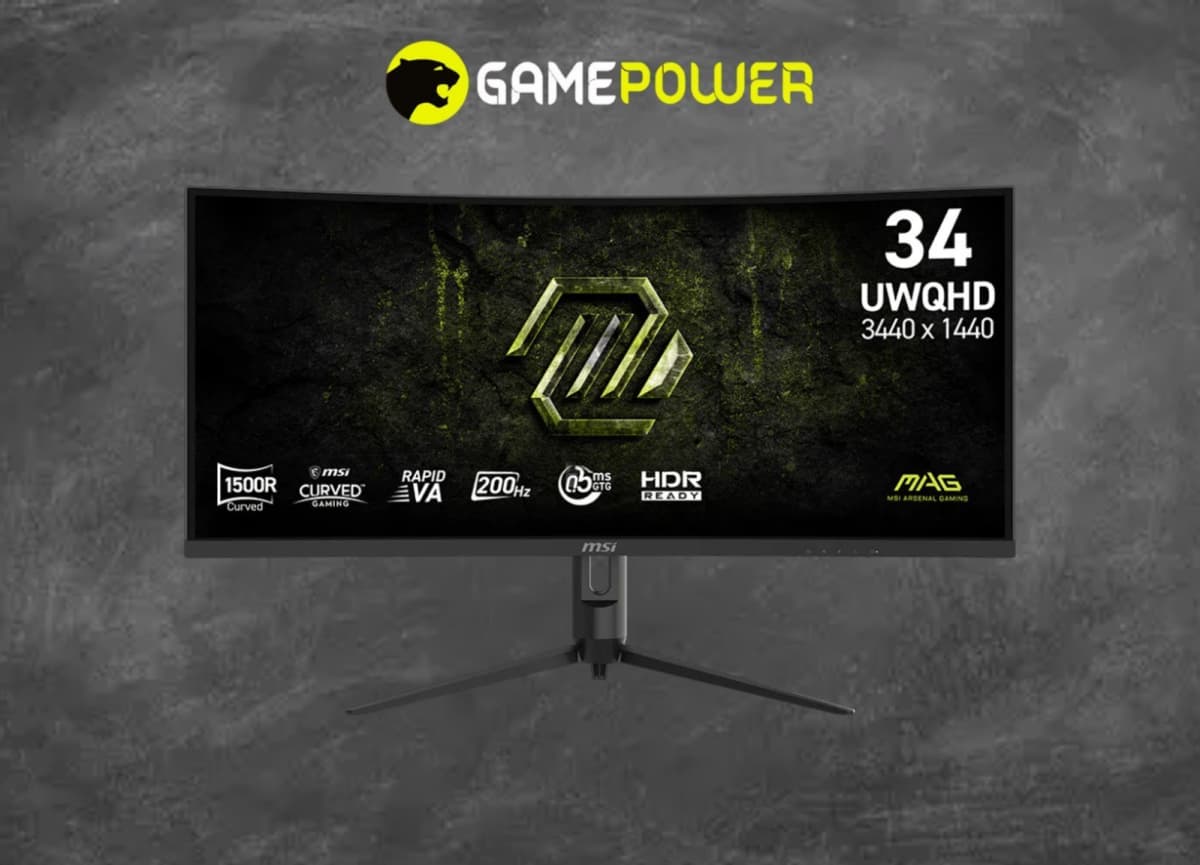 MSI MAG 342CQRF E20 34" 200Hz Curved Gaming Monitor