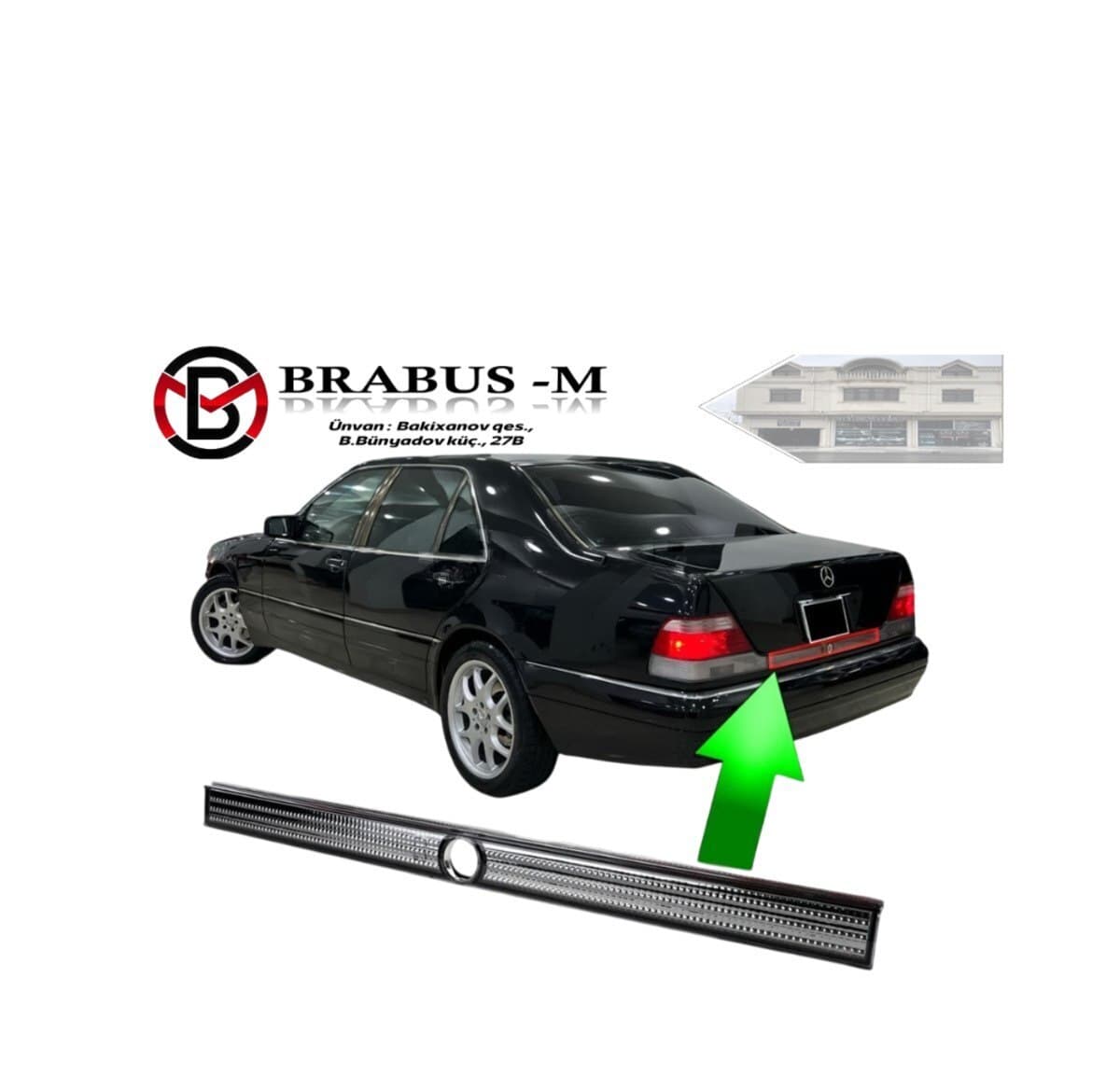 Baqaj stop işığı Mercedes W140