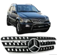 Radiator barmaqlığı Mercedes ML W163 — şəkil 4
