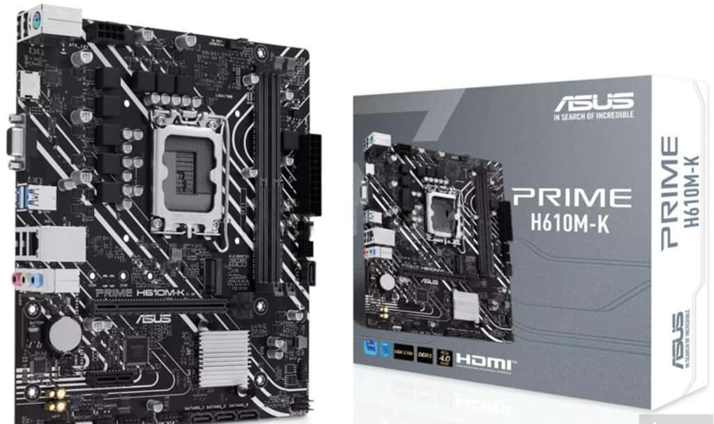 Motherboard Asus Prime H610M-K DDR5 - Tenderyard
