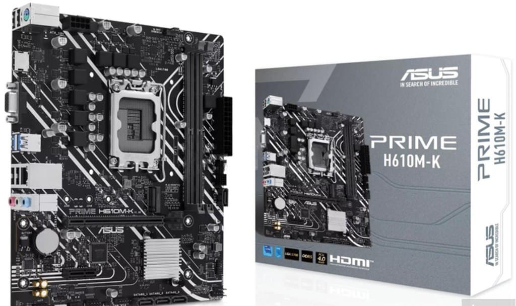 Ana plata Asus Prime H610M-K DDR5