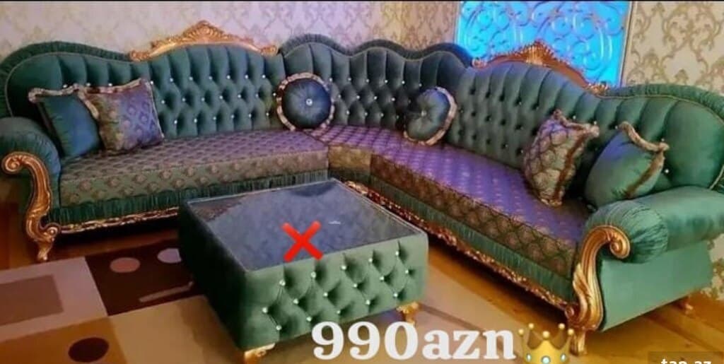 Künc divan, Qarışıq rəng
