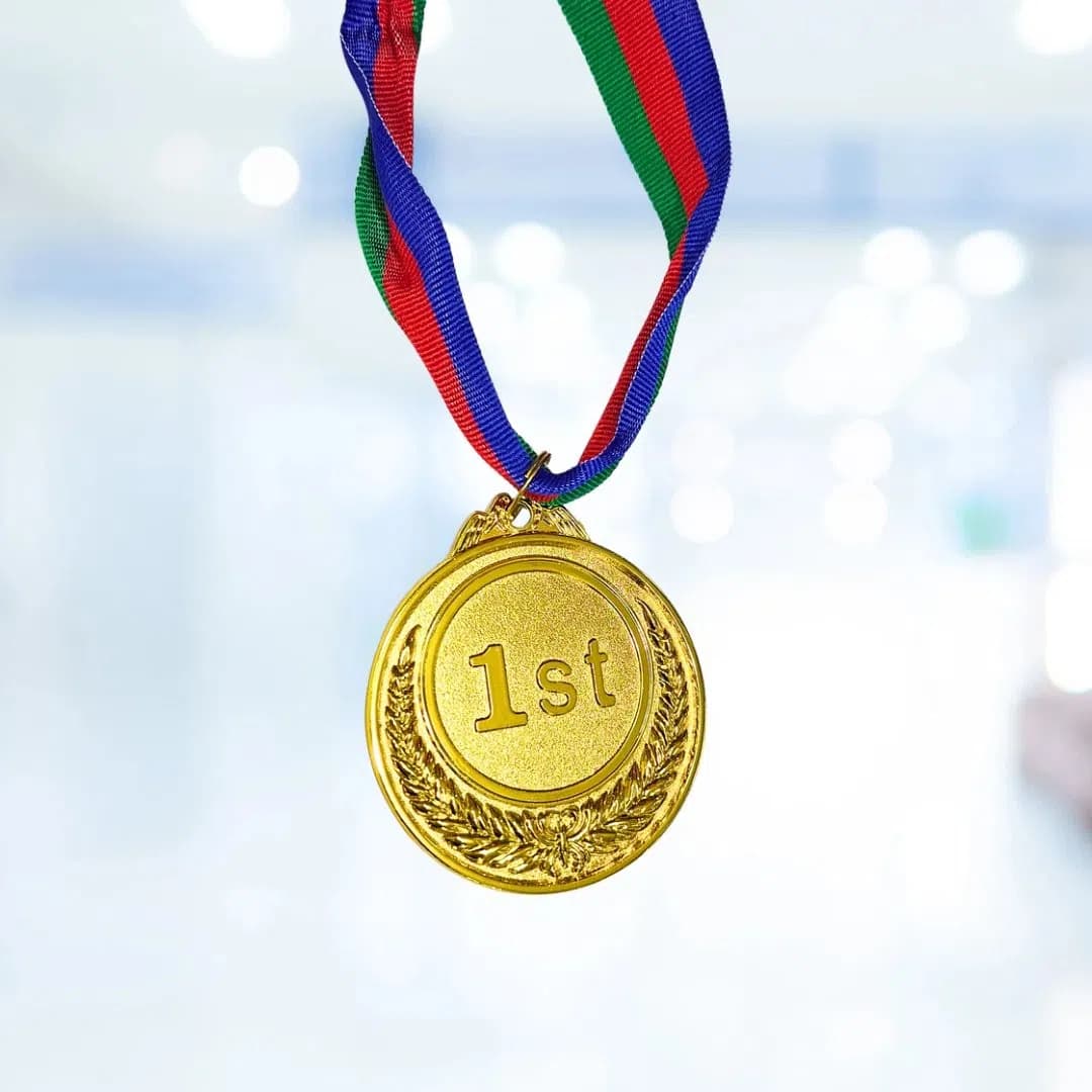 Medal 2434 birinci yer üçün, qızılı
