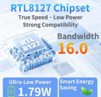 Şəbəkə kartı 10Gbps PCIe 4.0 x1 Realtek RTL8127 — şəkil 2