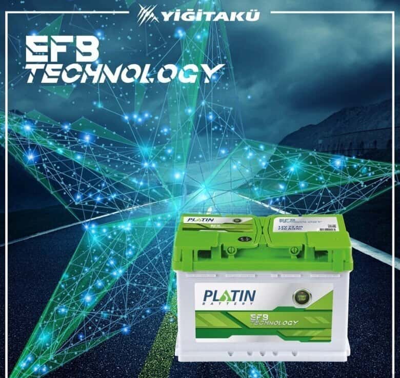 Akkumulyator Platin EFB 75 Ah 12 Volt - Tenderyard