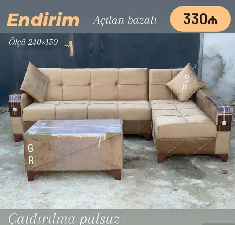 Künc divan, Qarışıq rəng - Tenderyard
