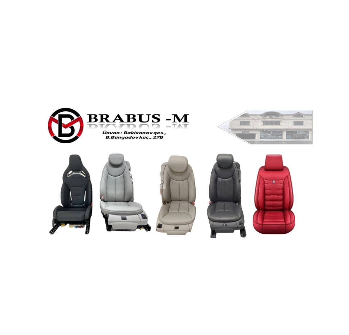 Oturacaqlar Mercedes modelləri üçün